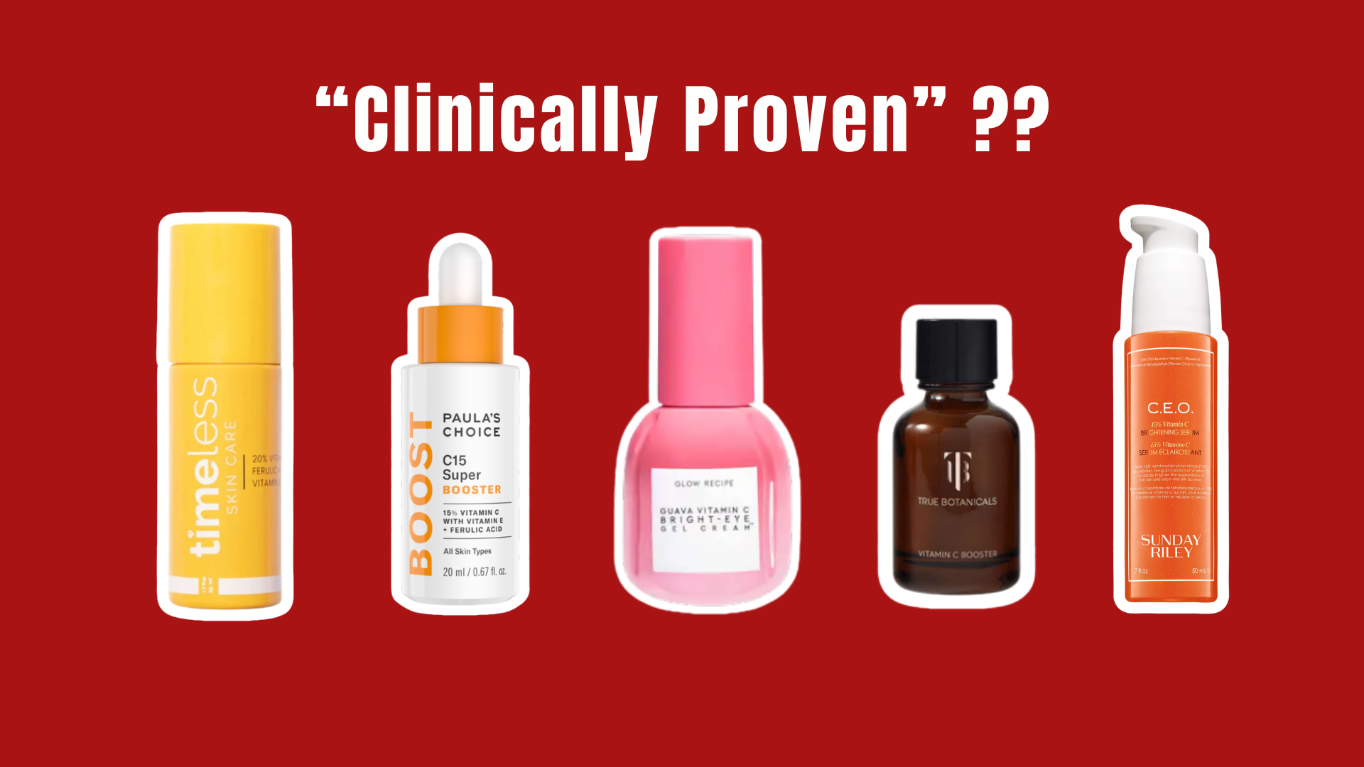 We Tested 5 Clinically Proven Vitamin C Serums