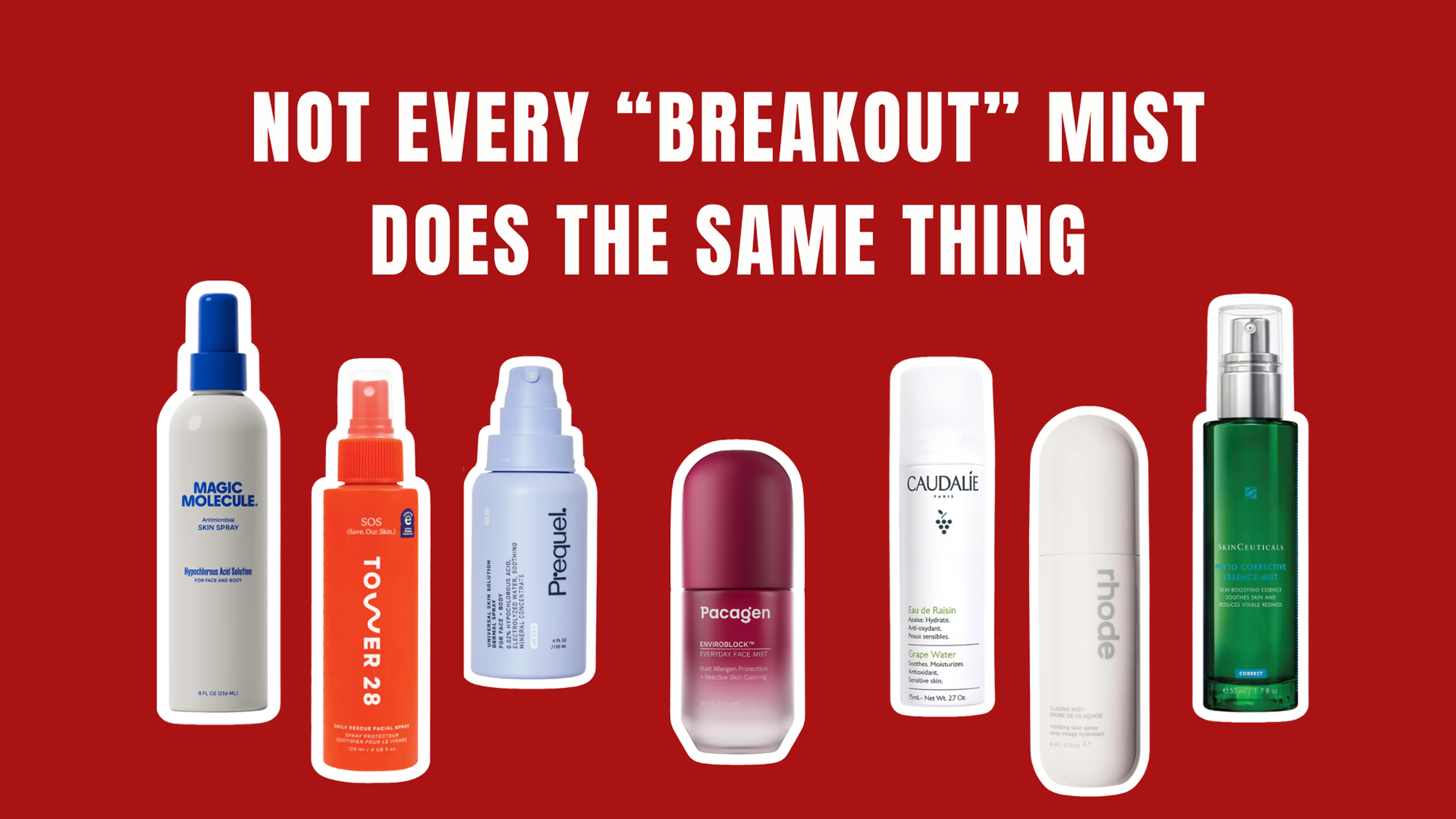 I Tested the Face Mists Everyone Uses for Breakouts — Here's What I Found