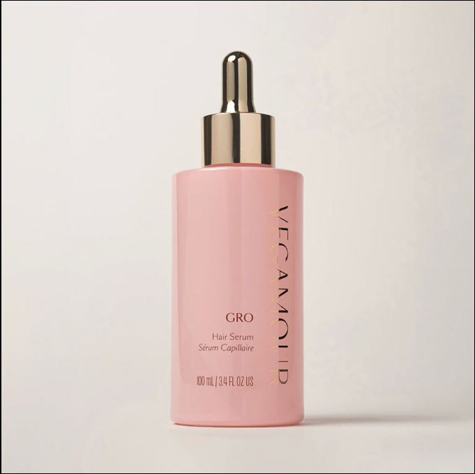 Vegamour GRO Hair Serum pink bottle
