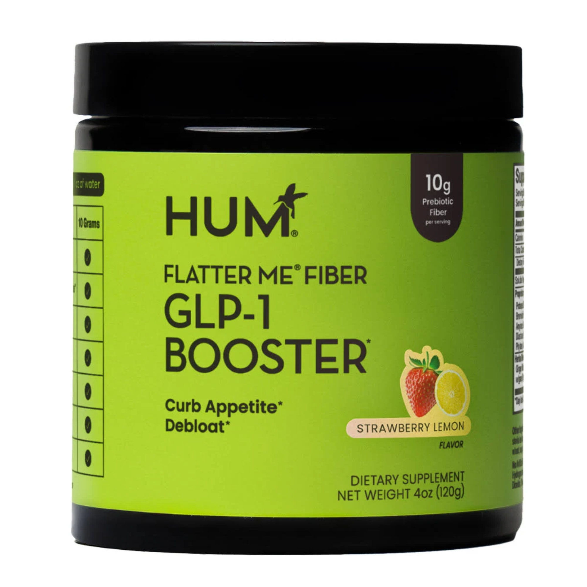 HUM Flatter Me Fiber GLP-1 Booster tub